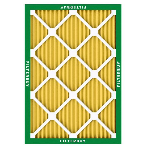 Filterbuy 16x21x1 MERV 13 Air Filter (6-Pack) – Actual 15.50" X 20.50" X 0.75", Electrostatically Charged, Pleated, HVAC Furnace Replacement