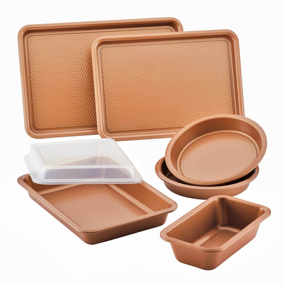 Ayesha Curry Bakeware 9 x 13 Covered Cake Pan- Copper 