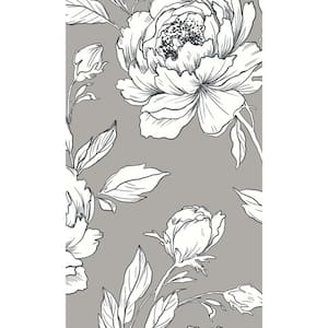 Pavestone Bold Floral Abstract Printed Non-Woven Paper Non-Pasted Textured Wallpaper 60.75 sq. ft.