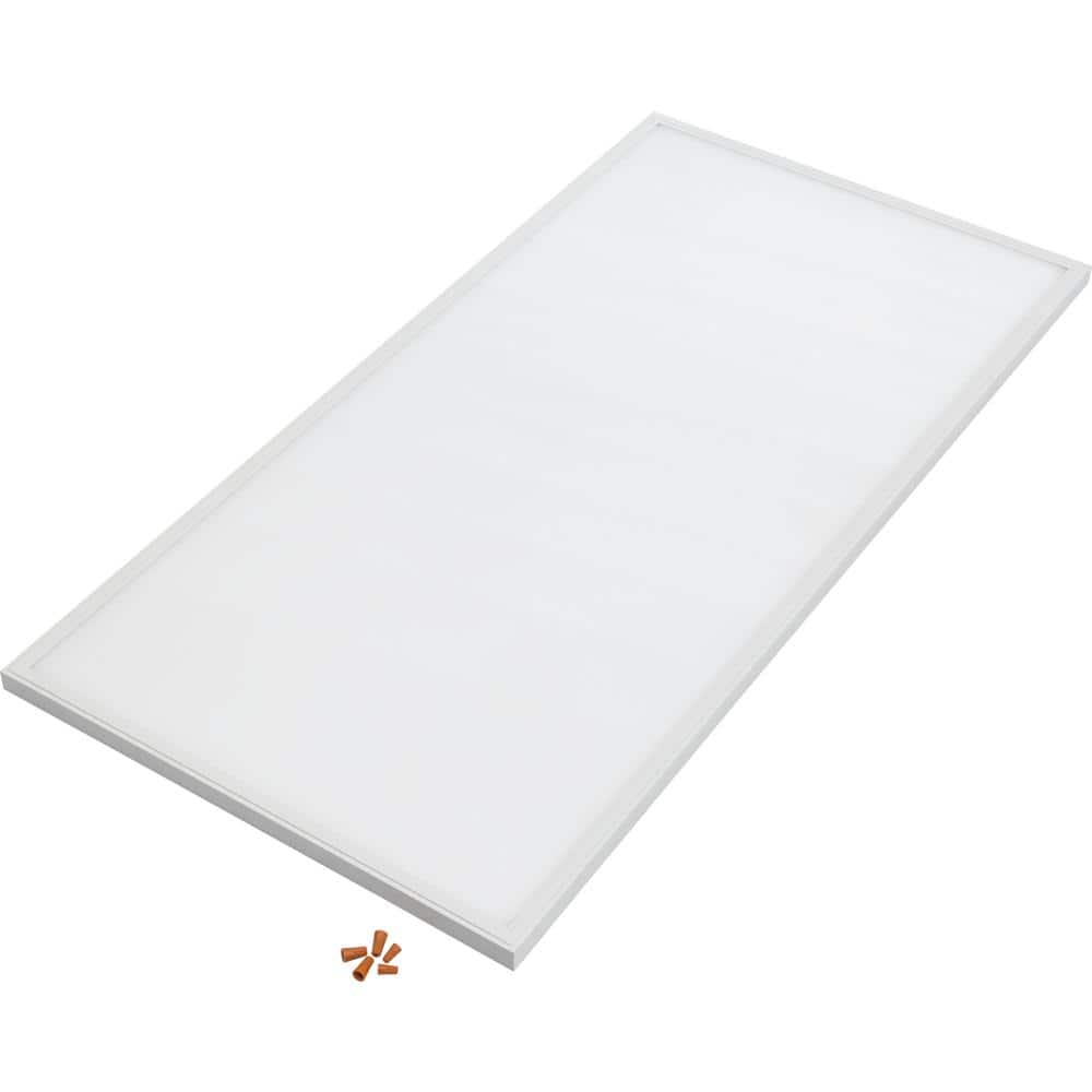 White Aluminum 48" x 24" LED Flat Panel Light