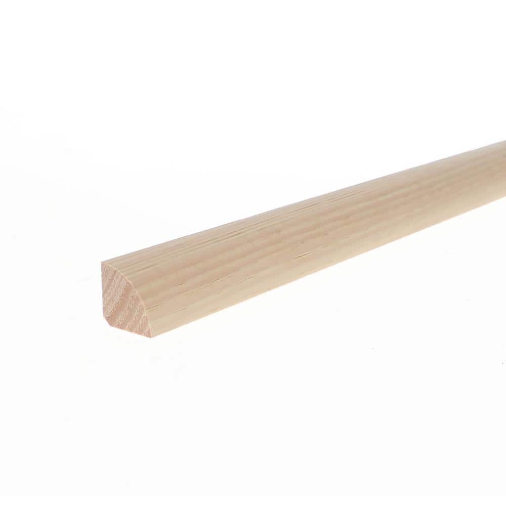 Quarter Round Matte Trianta 0.75 in. T x 0.75 in. W x 78 in. L Hardwood Trim price history on PriceWatchPro