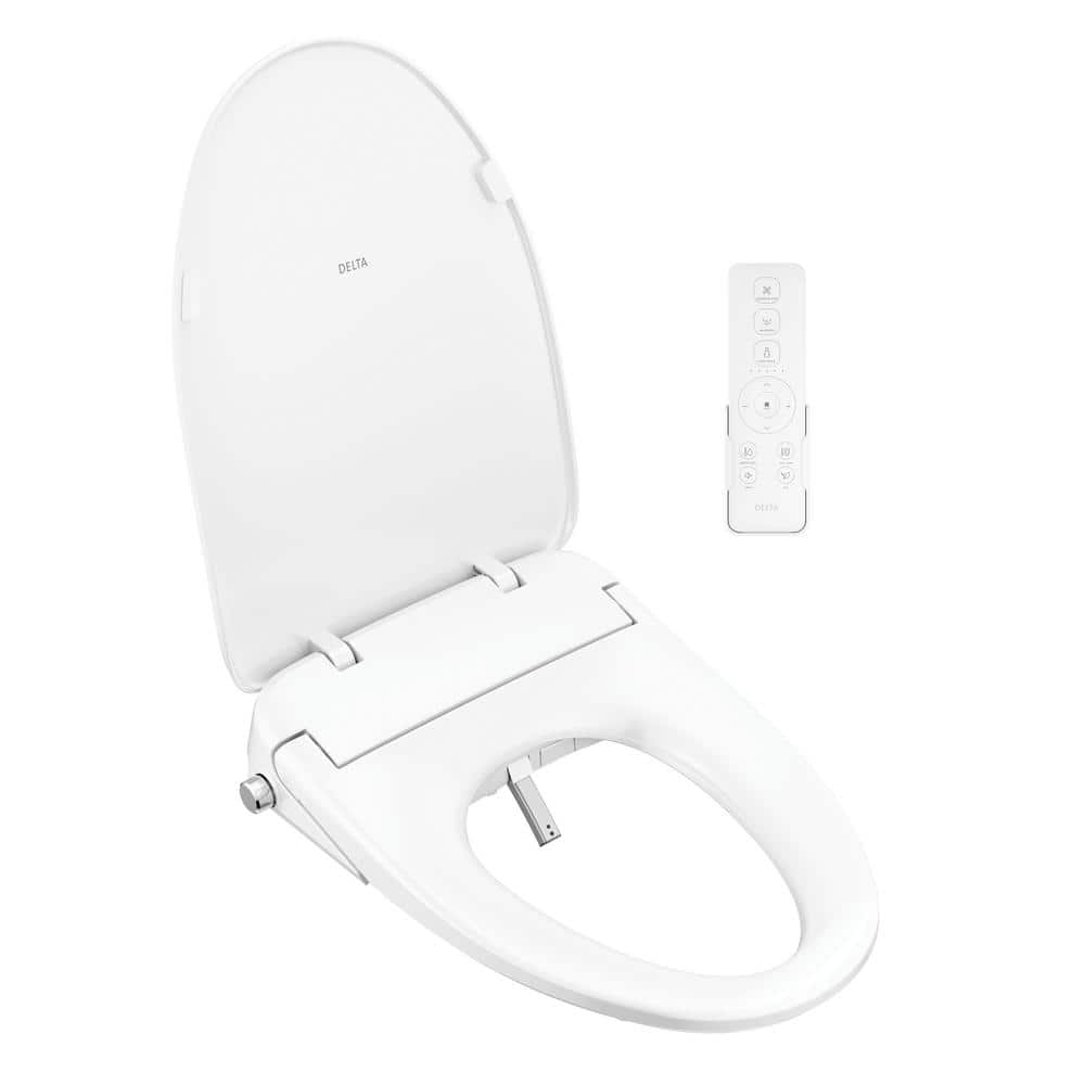 Delta Refresh Premium Electric Bidet Seat for Elongated Toilets in ...