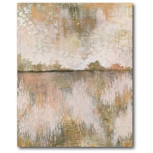 30 in. x 40 in. "Curious Sky Neutral" Gallery Wrapped Canvas Printed Wall Art