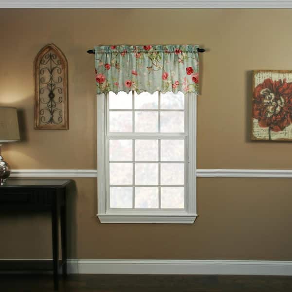Ellis Curtain Balmoral 15 in. L Polyester Valance in Sage