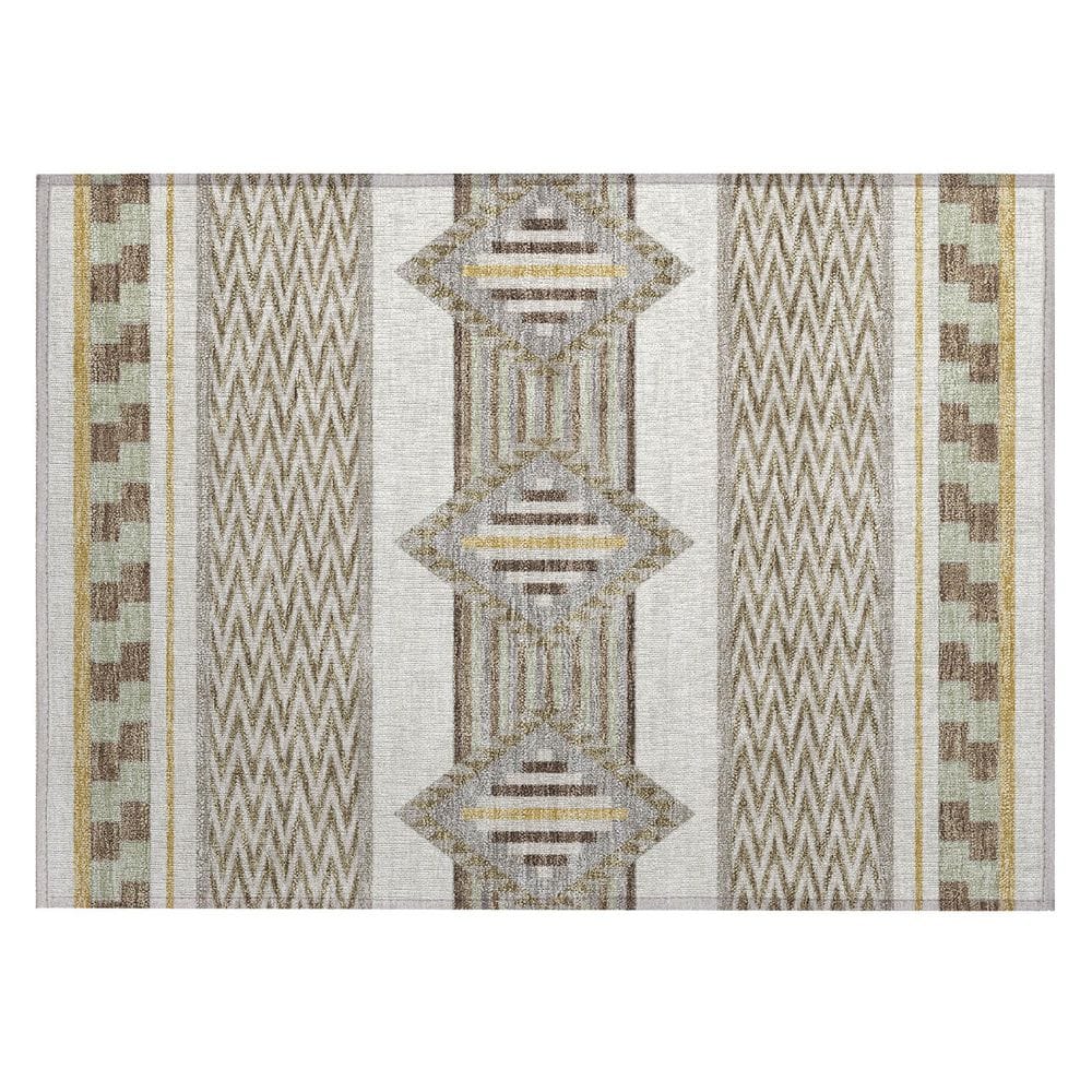Chantille Machine Washable Indoor/Outdoor Abstract ACN2994 Ivory 3 ft. x 4 ft. Area Rug price history on PriceWatchPro