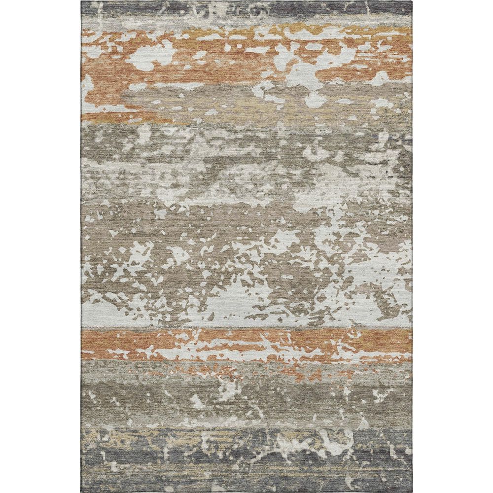 Mayfield Premium Machine Washable Abstract AMF2398 Taupe 5 ft. x 7 ft. 6 in. Area Rug price history on PriceWatchPro