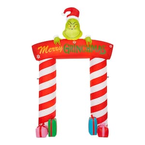 10 ft. Giant-Sized LED Archway Grinch Merry Grinchmas Christmas Airblown® Inflatable