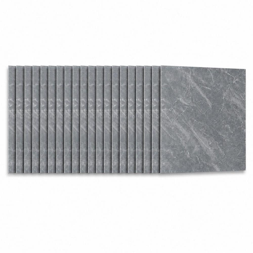 Reviews for GDFSTUDIO Grey Marble Pattern 3.9 MIL x 2 ft. W Waterproof ...