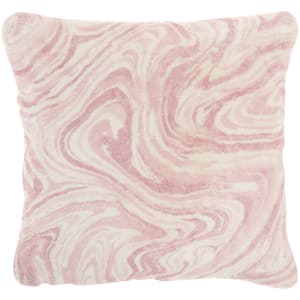 Lifestyles Blush 20 in. x 20 in. Throw Pillow