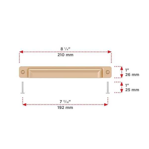 Classic 1-9/16 in. (25 mm) Champagne Bronze Cabinet Knob Classic 1-9/16 in. (25 mm) Champagne Bronze Cabinet Knob