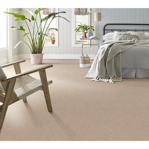 Urban Artifact I - Twill Linen - Beige 46.8 oz. Nylon Texture Installed Carpet