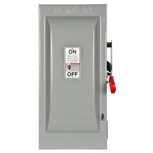 Siemens Heavy Duty 100 Amp 600-Volt 3-Pole Indoor Fusible Safety Switch