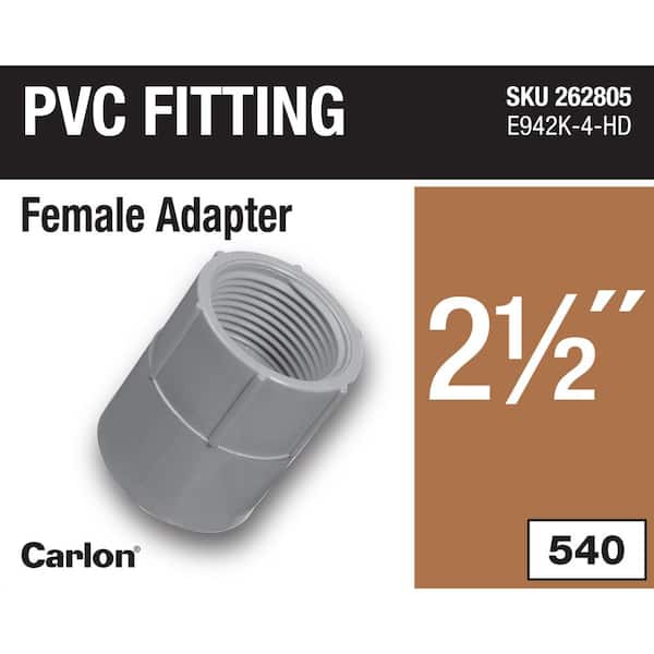 2-1/2 in. Electrical Electrical PVC Female Adapter (E942K-4-HD)