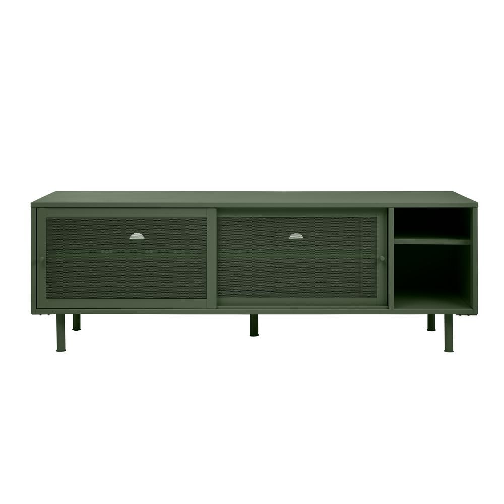 Olive Green TV Cabinet Fits TVs Up to 55 in. to 66 in.