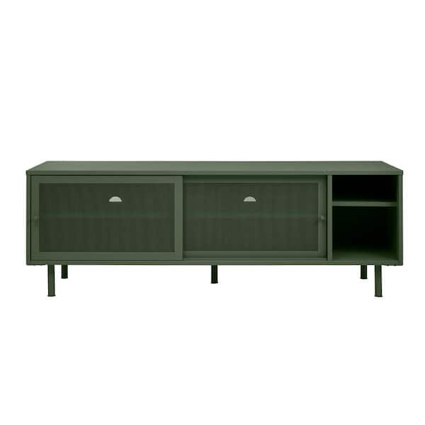 Unbranded Olive Green TV Cabinet Fits TV's Up to 55 in. to 66 in.