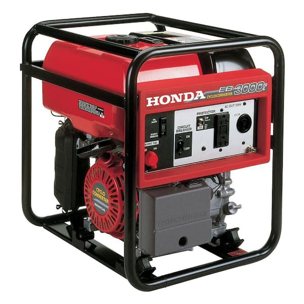 Honda 3 000 Watt Gas Powered Manual Start Generator With Gx0 Engine 50 States Eb3000ck2a The Home Depot