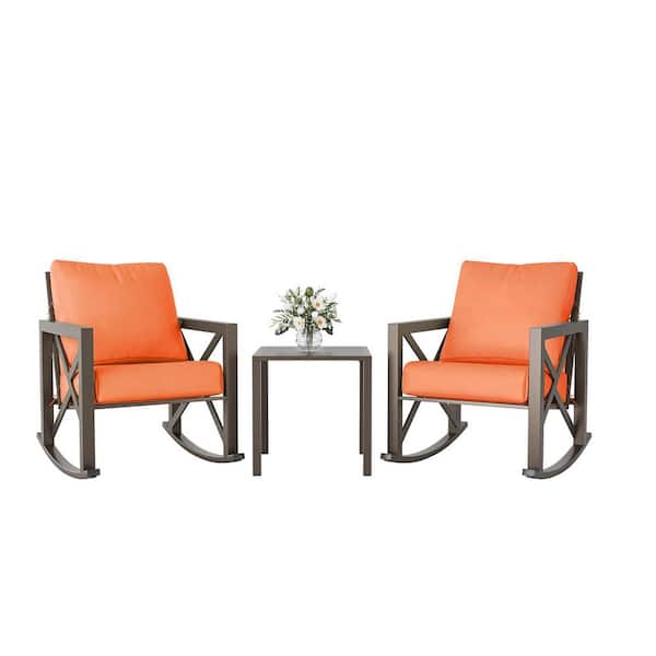 Poteban 3-Piece Outdoor Patio Conversation Furniture Set