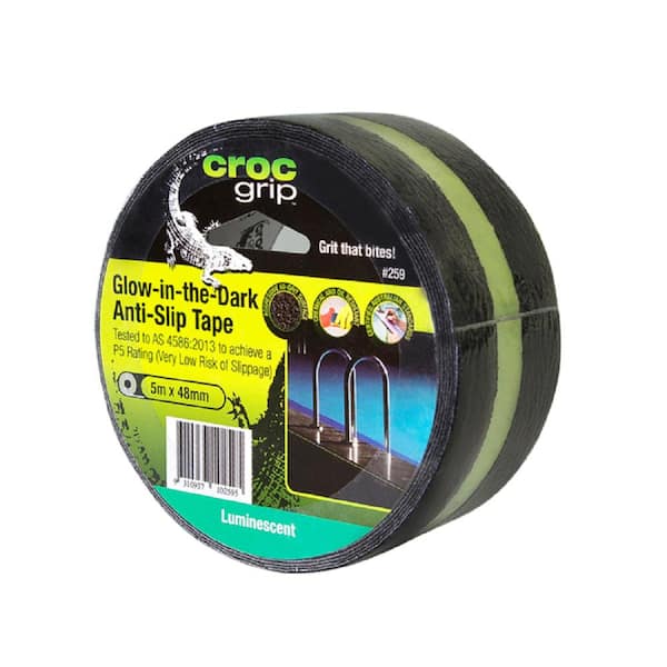CROC Grip 48 mm x 5m Glow-in-the-Dark Anti-Slip Grit Tape