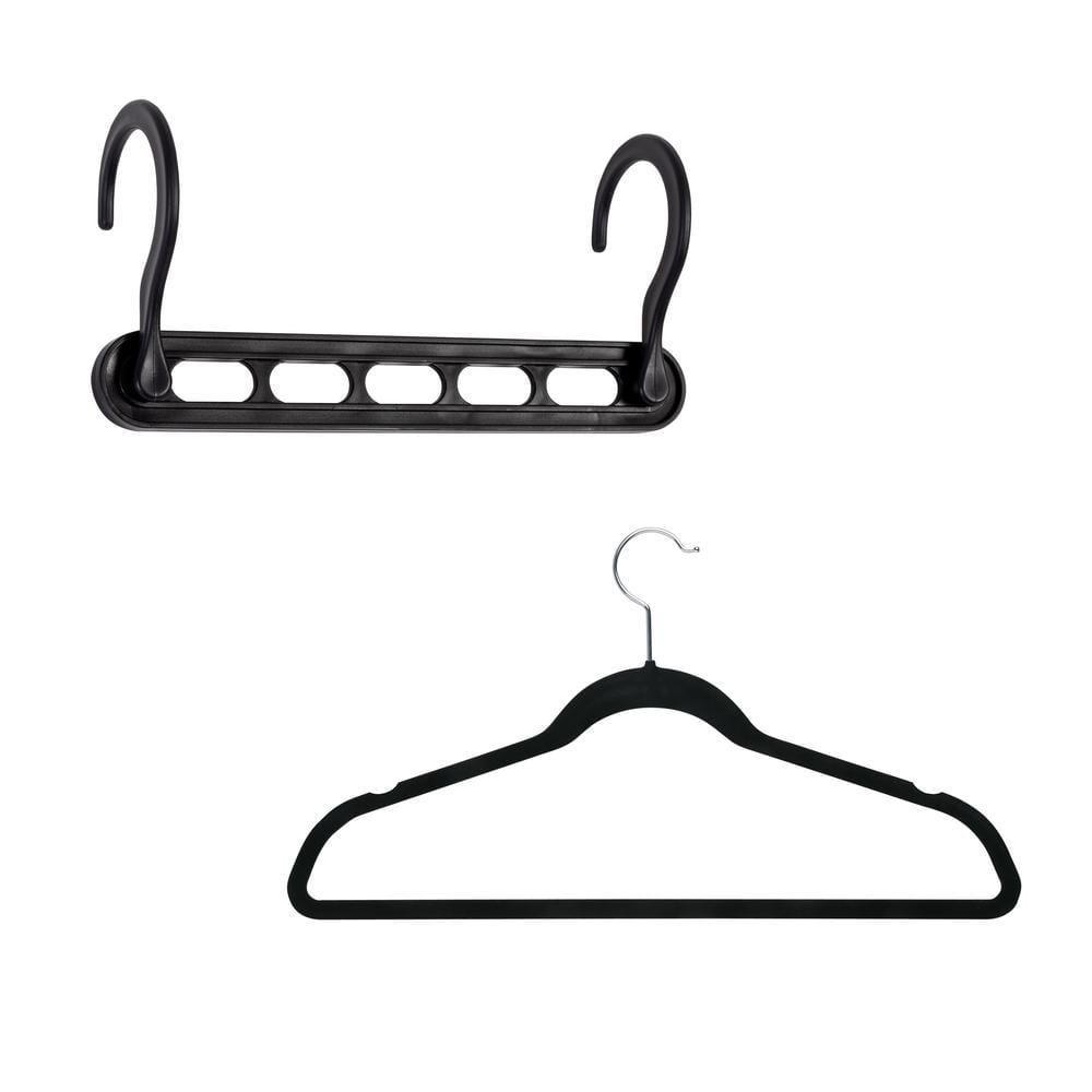 Utopia Home White Plastic Standard Hangers for Clothes 50-Pack Space Saving