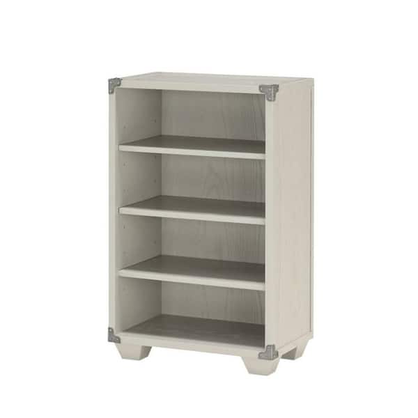 Acme Furniture Orchest 38 in. Gray 4-Shelf Standard Bookcase