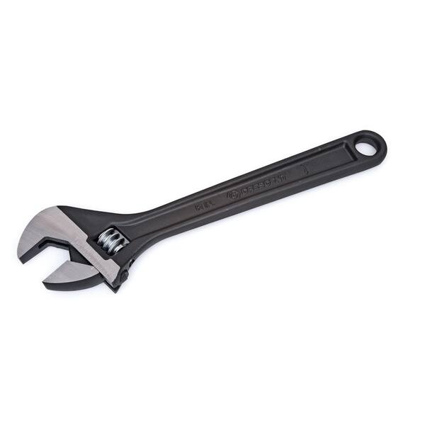 Crescent 12 in. Black Oxide Adjustable Wrench AT212VS The Home Depot