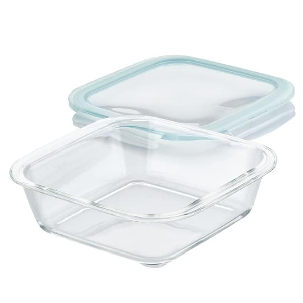 HUSANMP Extra Large Glass Food Storage Containers with Lids, Set-8-Piece  Lunch Containers, Ideal for Storing Food, Vegetables, Fruits, Baking Cake 