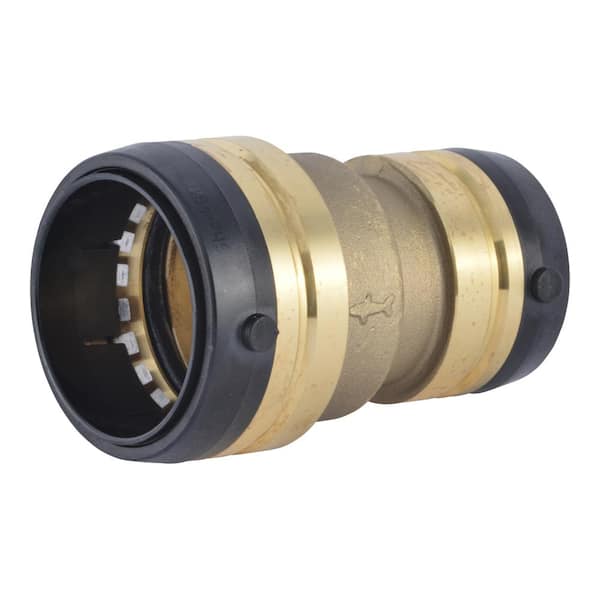 SharkBite 2 in. x 1-1/2 in. Push-to-Connect Brass Reducing Coupling Fitting