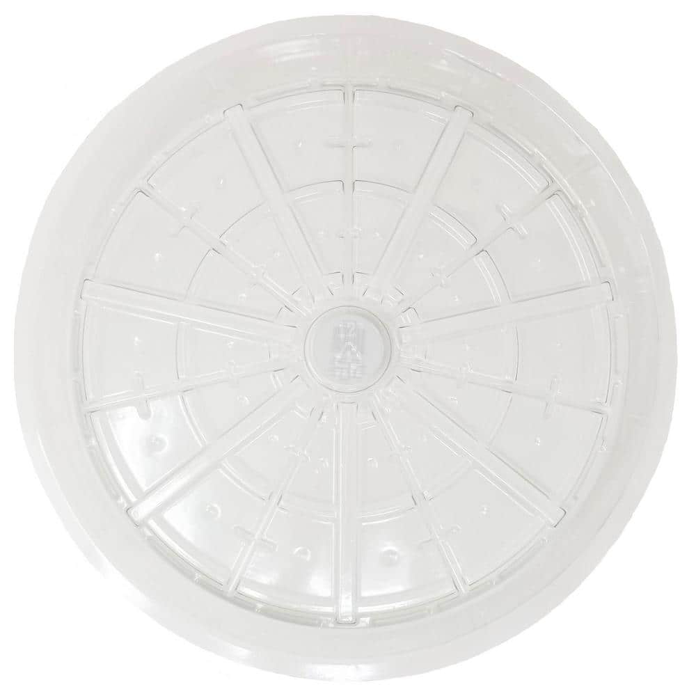 Griffin Products HeavyDuty 16 in. Clear Plastic Planter Saucer HD16