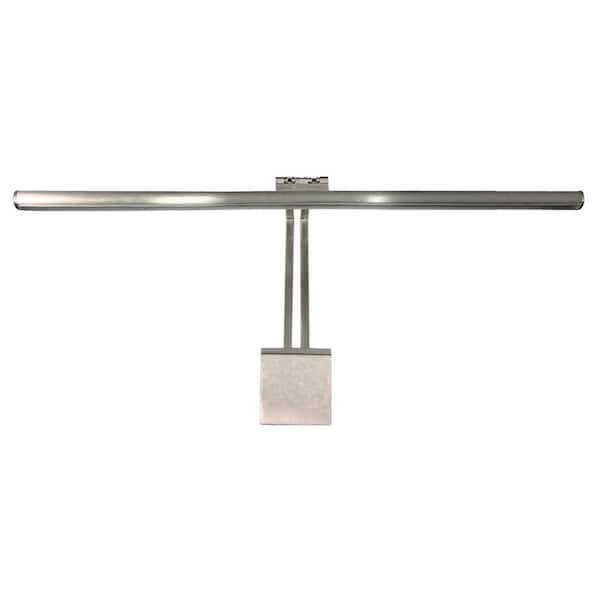 WAC Lighting Vibe 25 in. Brushed Nickel LED Adjustable Picture Light, 2700K