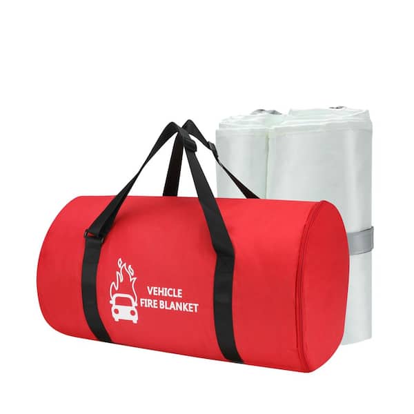 Fiberglass Emergency Fire Blanket Automotive Survival Safety Large Fire Suppression Heavy Duty White