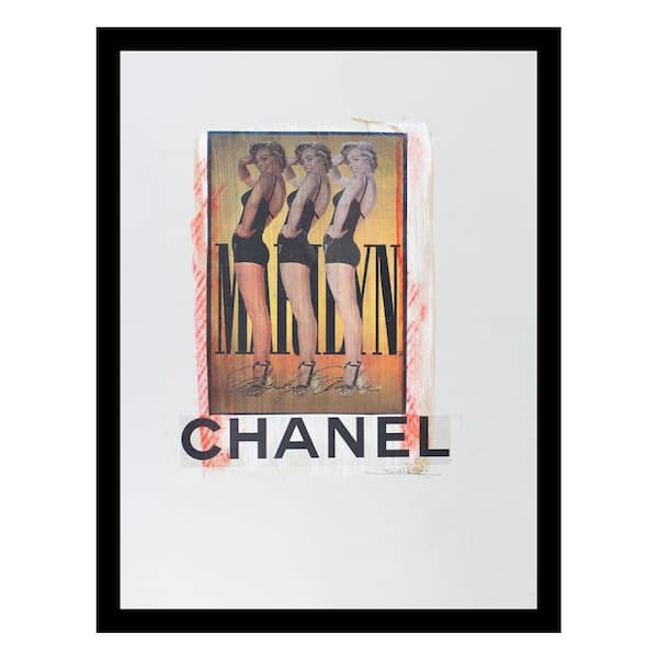 VENICE BEACH Collections Vintage Marilyn Monroe Times 3 by Fairchild Paris Framed Graphic Print People Poster Art Print 18 in. x 14 in.