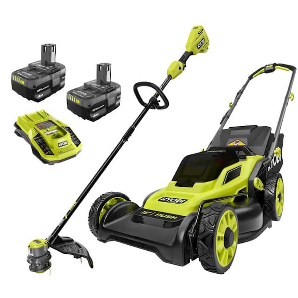 RYOBI ONE+ HP 18V Brushless 16 in. Cordless Walk Behind Push Lawn