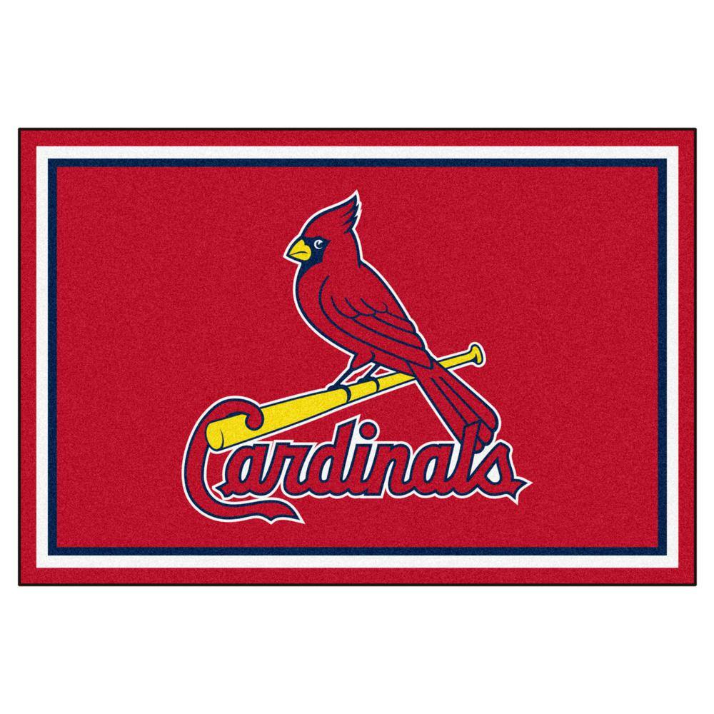 FANMATS St. Louis Cardinals 5 ft. x 8 ft. Area Rug 7086