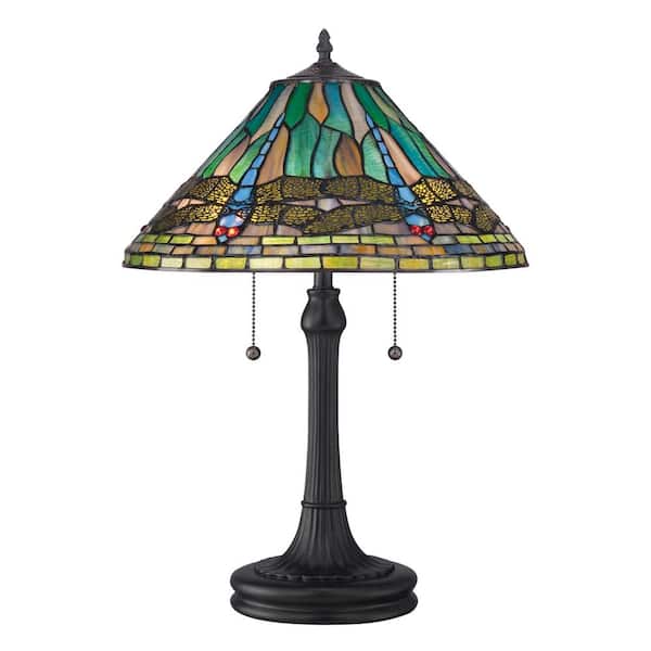 Quoizel King 24 in. Vintage Bronze Table Lamp