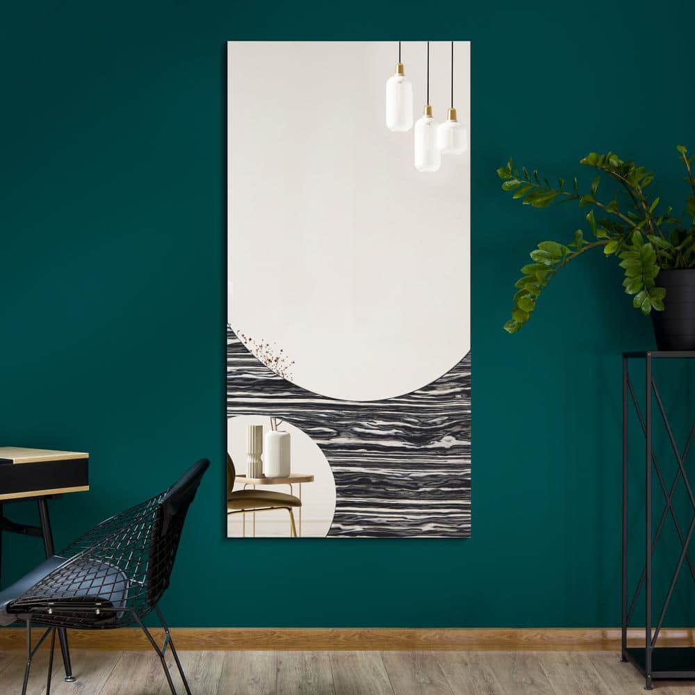 Eclipse Harmony 57" x 28" Rectangular Frameless Vanity Mirror with Exotica Stained Veneer