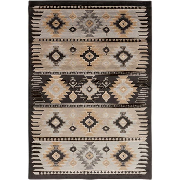 Livabliss Zuata Light Gray 5 ft. x 8 ft. Indoor Area Rug