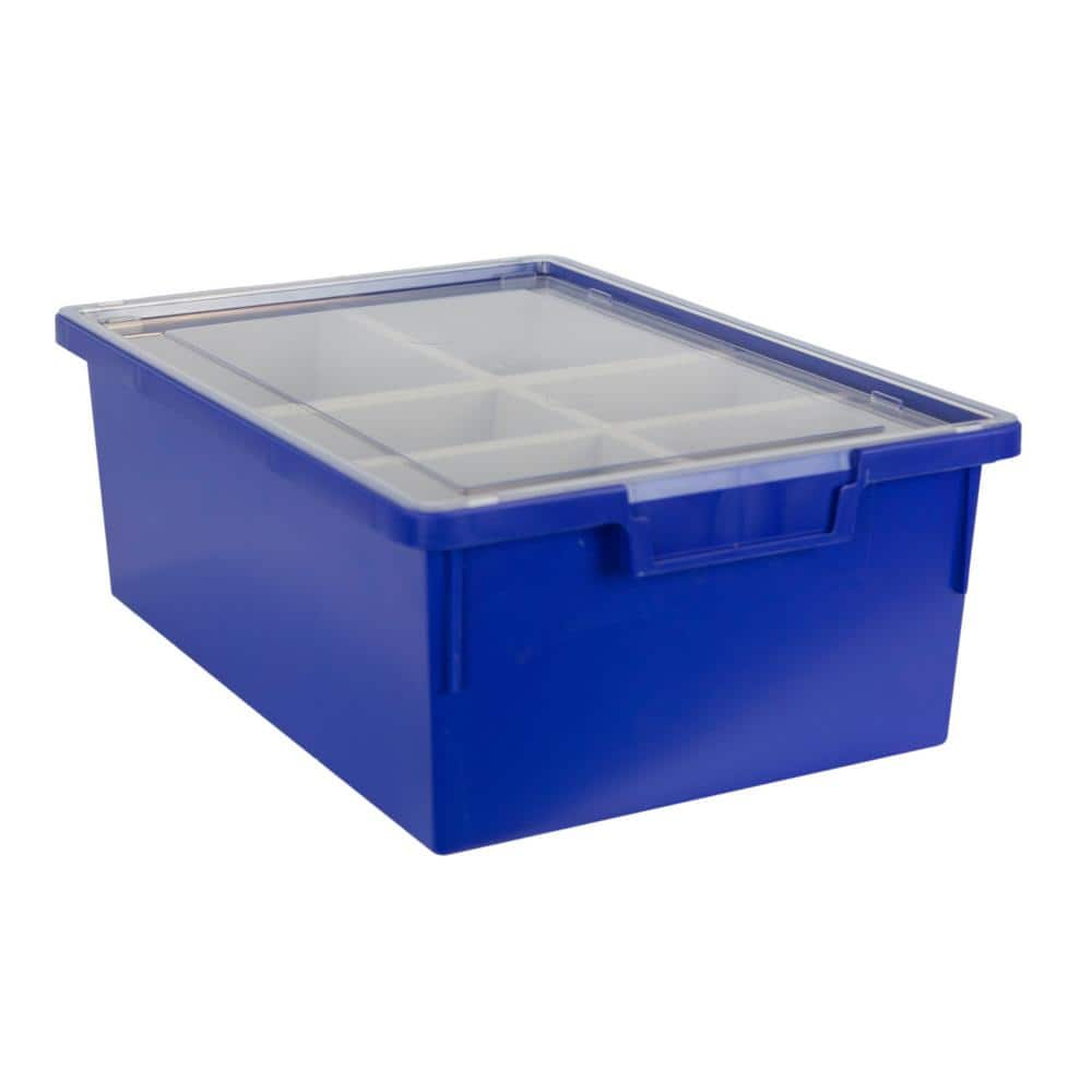  IRIS USA 12qt/3.2gal Clear View Plastic Storage Bin with Lid  and Secure Latching Buckles - Home Storage Baskets