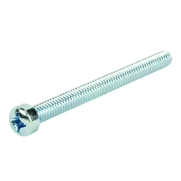 Everbilt #8-32 x 1-3/4 in. Phillips Fillister Head Zinc Machine Screw (2-Pack)