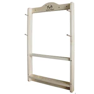 Realtree 2-Bow and 12-Arrow 4-Minute Assembly Handcrafted Wall Rack