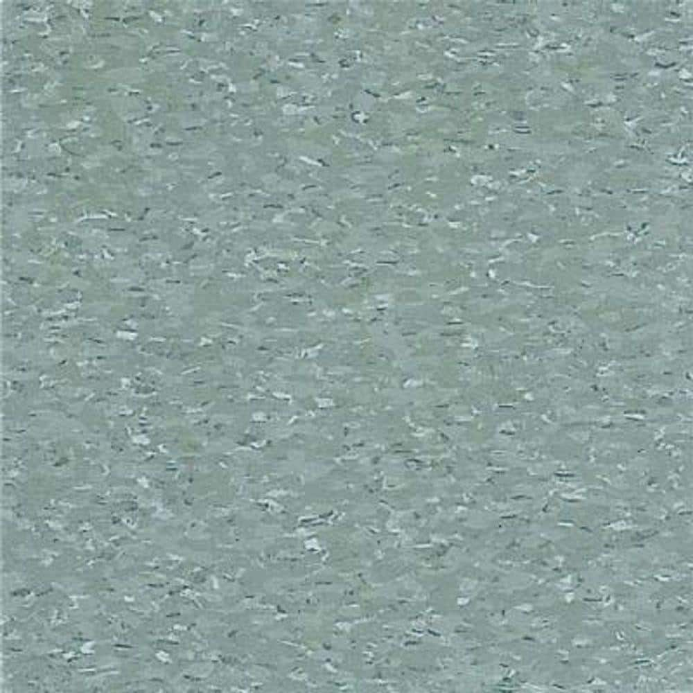 Take Home Sample - Imperial Texture VCT Silver Green Standard Excelon Commercial Vinyl Tile - 6 in. x 6 in -  Armstrong, AR-599875