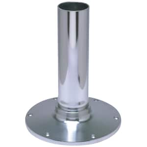 30 in. EEz - in Fixed Height 2.875 in. Seat Base, Smooth Stanchion, Satin Anodized