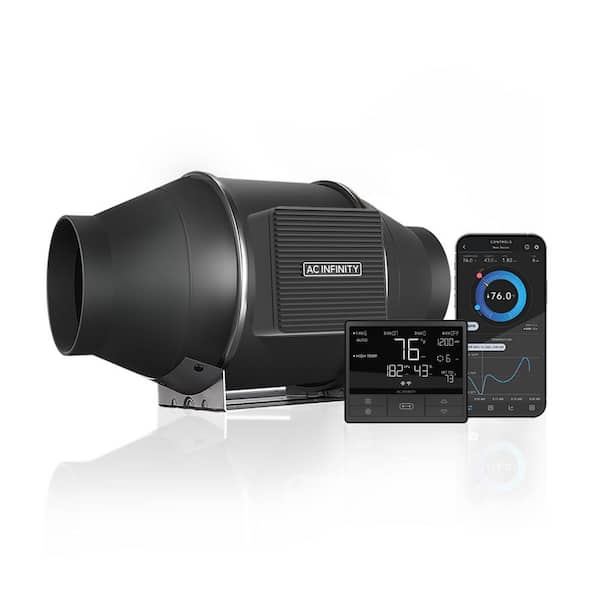 AC Infinity Cloudline T6 Quiet 6 in. Inline Duct FanTemperature