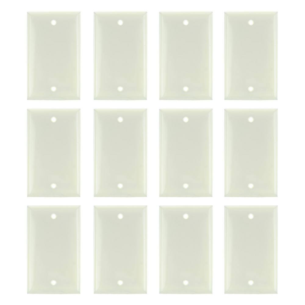 Reviews for Sunlite Ivory 1Gang Screw in Blank Wall Plate (12Pack) Pg 1 The Home Depot