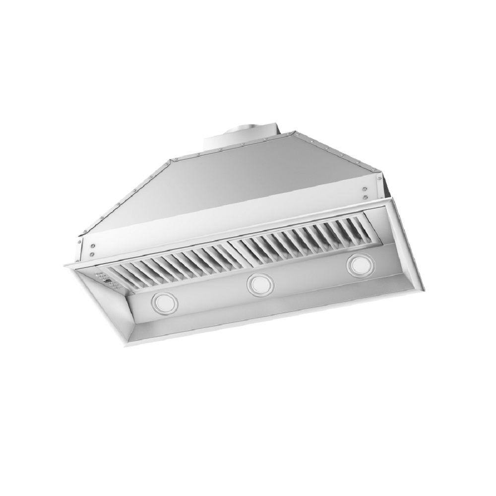 34" Brushed Stainless Steel Ducted Range Hood Insert
