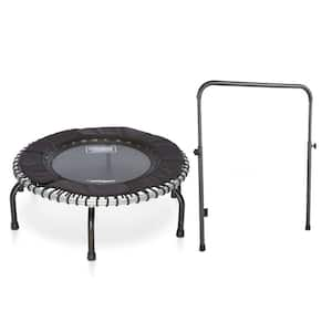 Indoor Lightweight 39 in. Heavy Duty Fitness Trampoline, Black