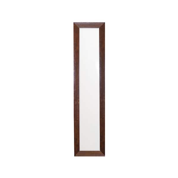 BrandtWorks Dashboard Burl Elegance Framed Mirror 16 in. W x 71 in. H