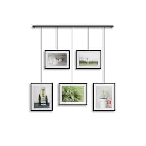 7 in. x 9 in. Black Exhibit Picture Frame (Set of 5)