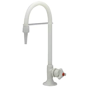 Polypropylene Lab Faucet with Serrated Nozzle for Distilled Water in Chrome