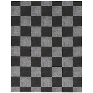 Rustic Blend Black/Gray 6x8 Area Rug - TPR
