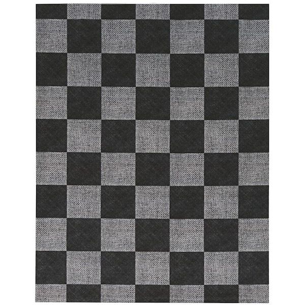 null Rustic Blend Black/Gray 6x8 Area Rug - TPR